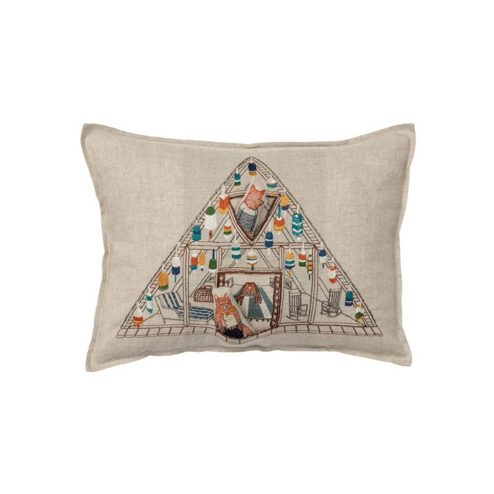 Coral & Tusk 30cm x 40cm Fox Beach Shack Pocket Pillow – cuccu
