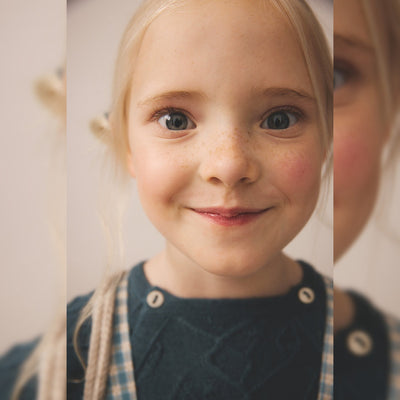 Soor Ploom Harlyn Pinafore - Gingham, Oasis