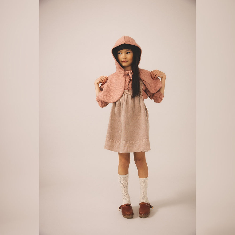 Soor Ploom Frond Knee Sock Set - Linen / Prune