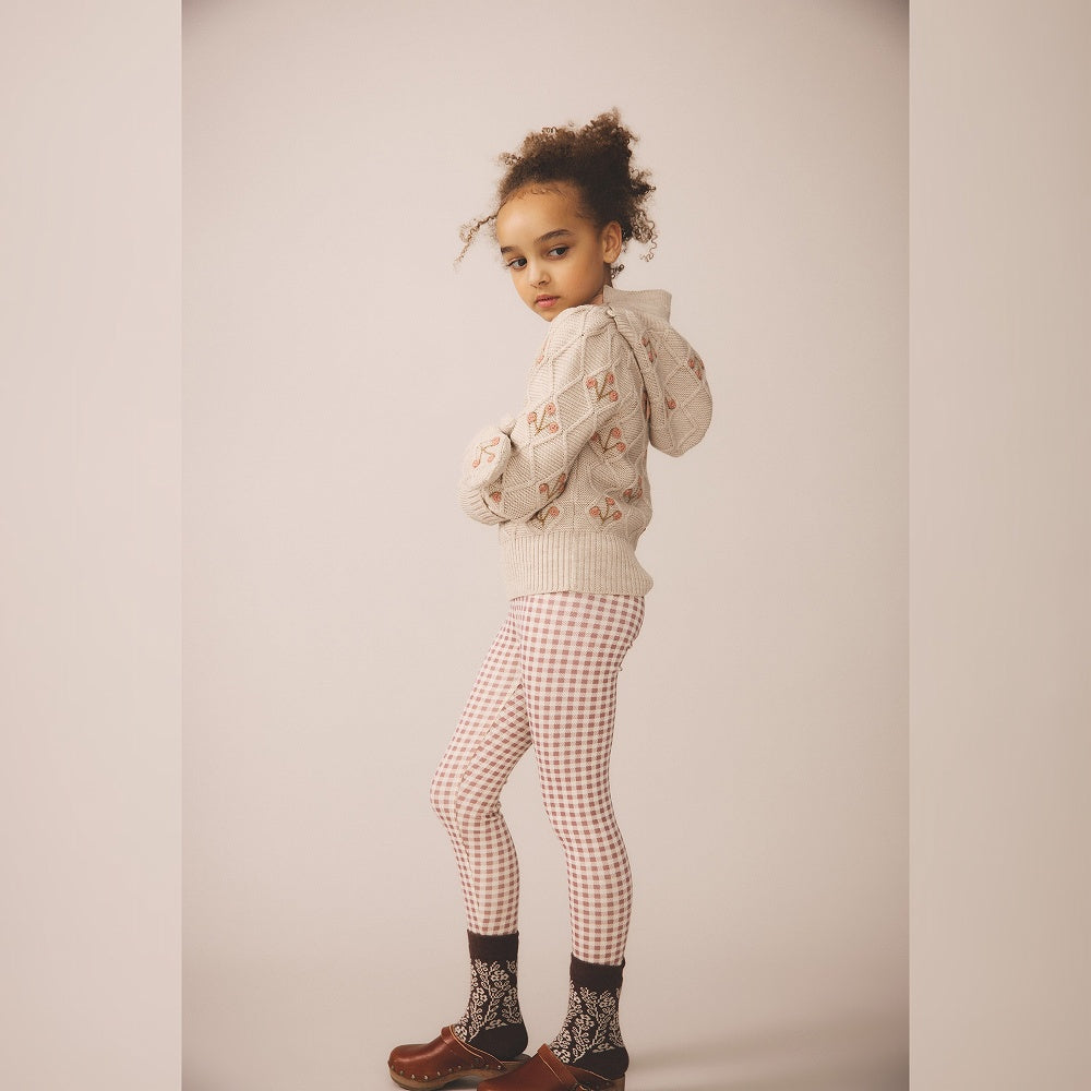 Soor Ploom Stretch Legging - Gingham Print, Cherry – cuccu