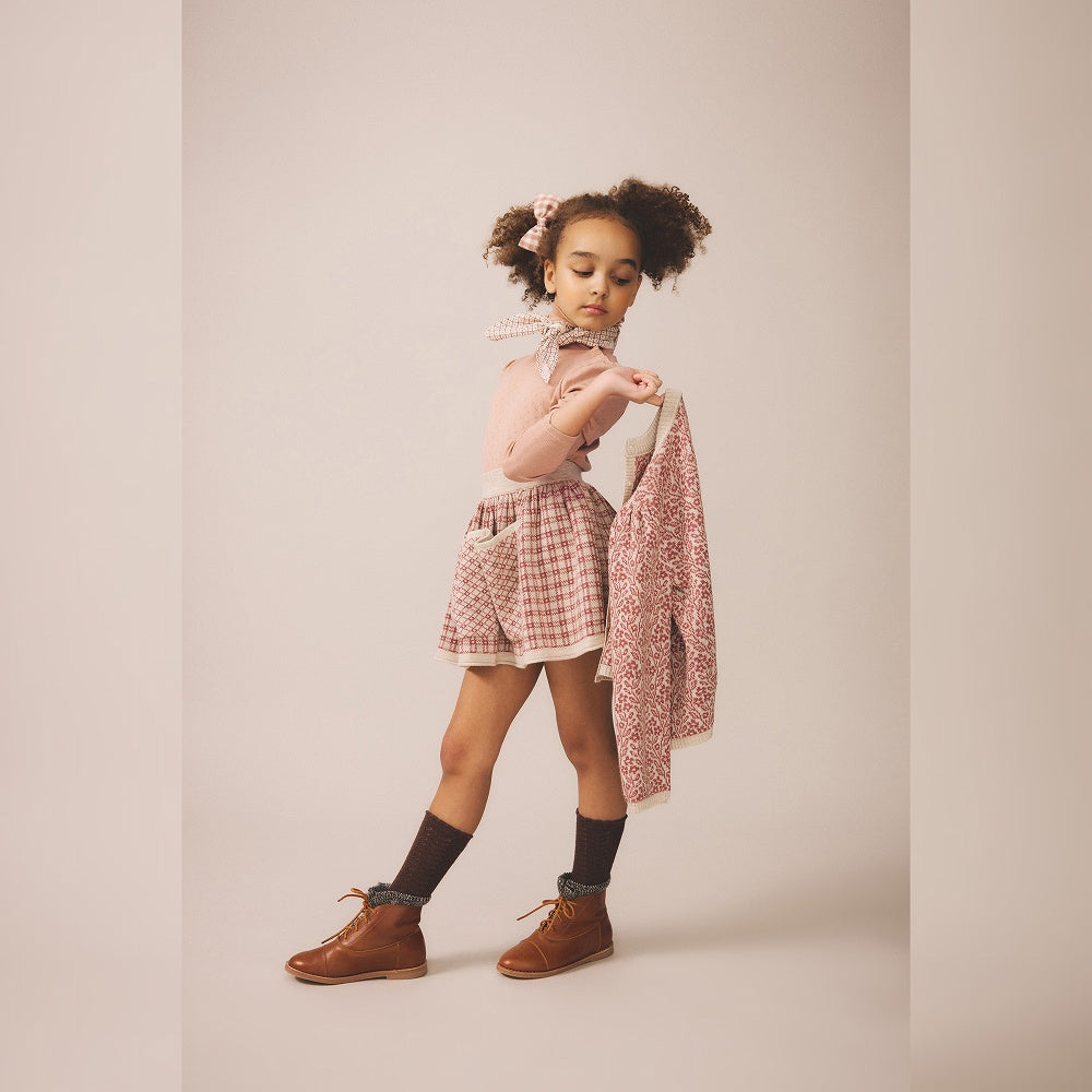 Soor Ploom Long Sleeve Snap Turtleneck - Cherry