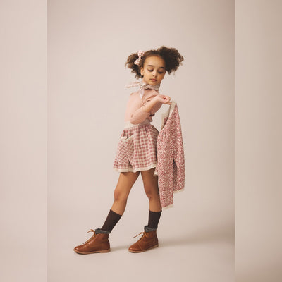 Soor Ploom Long Sleeve Snap Turtleneck - Cherry