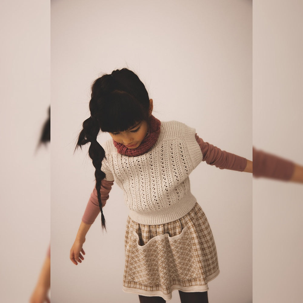 Soor Ploom Long Sleeve Snap Turtleneck - Cherry