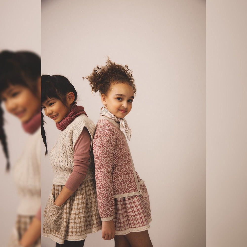 Soor Ploom Long Sleeve Snap Turtleneck - Cherry