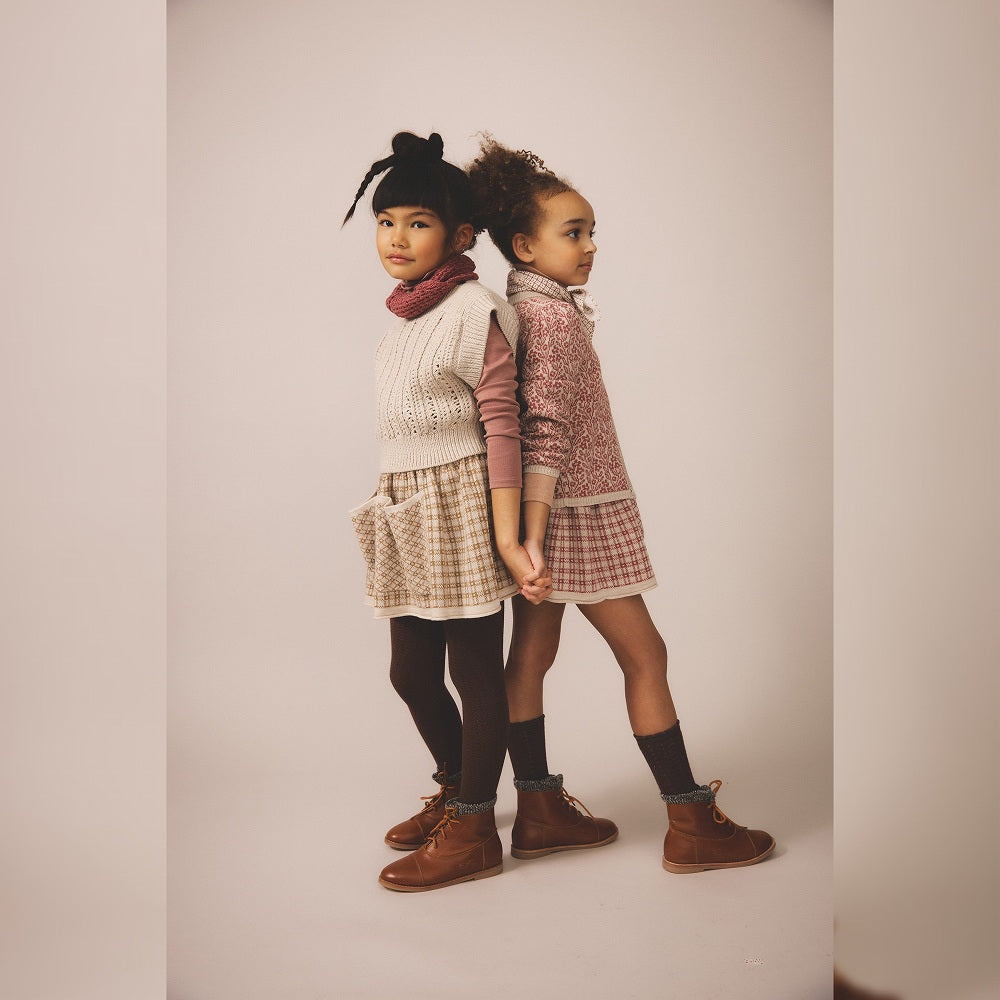 Soor Ploom Long Sleeve Snap Turtleneck - Cherry