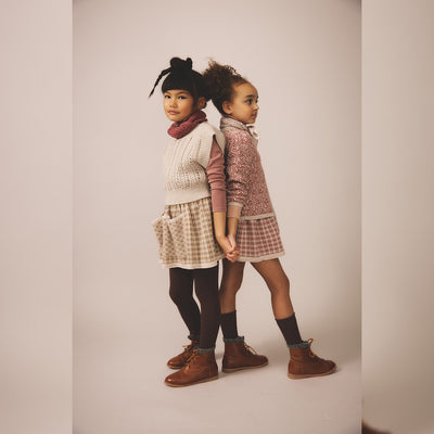 Soor Ploom Long Sleeve Snap Turtleneck - Cherry