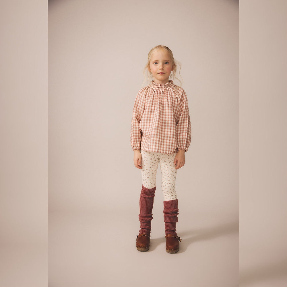 Soor Ploom Stretch Legging - Calico Print, Rosewood
