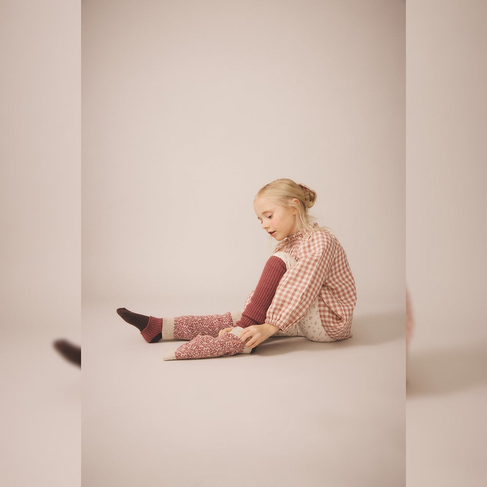 Soor Ploom Stretch Legging - Calico Print, Rosewood