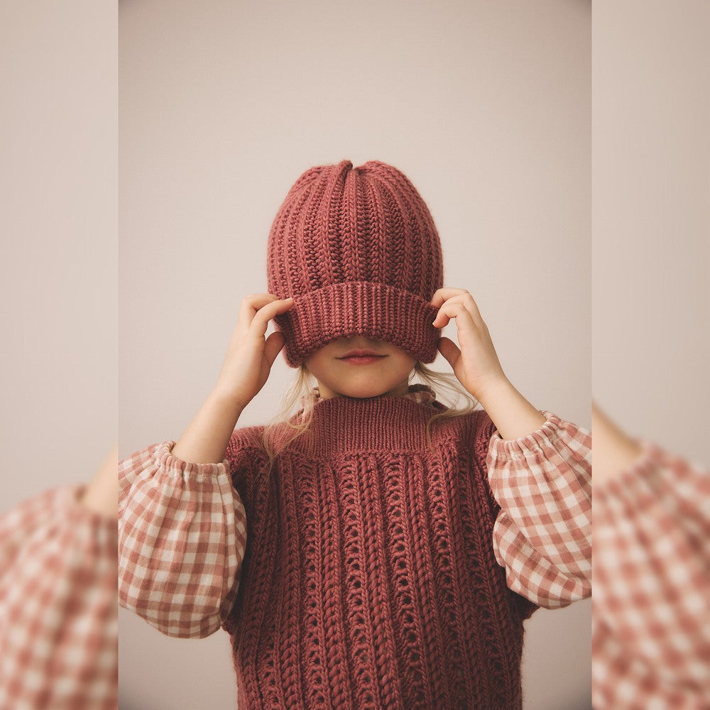 SOOR PLOOM Margot Sweater Vest 2-3y ベスト Soor Ploom Margot Vest - Cherry – cuccu