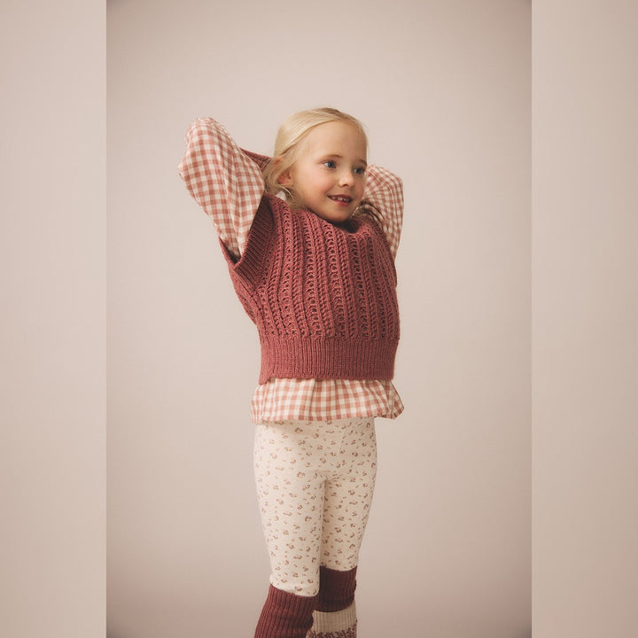 SOOR PLOOM Margot Sweater Vest 2-3y ベスト Soor Ploom Margot Vest - Cherry – cuccu