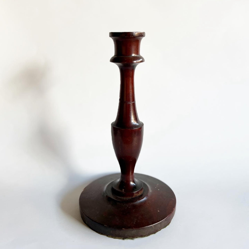 No.006 Vintage Wooden Candle Holder Tal