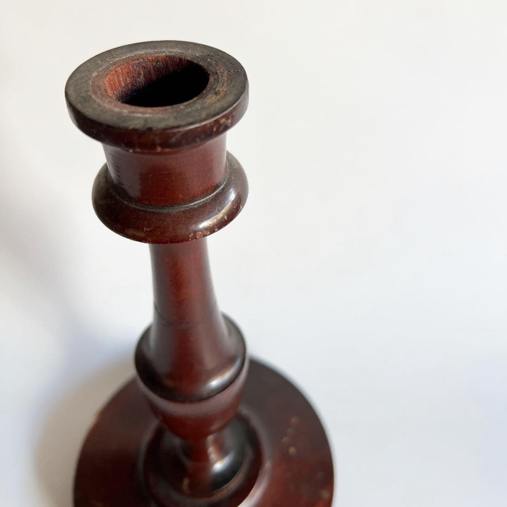 No.006 Vintage Wooden Candle Holder Tal