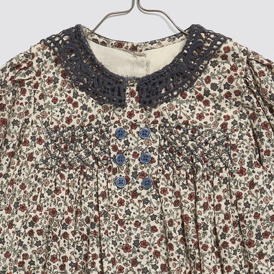 Little Cotton Clothes Etta Smocked Dress Cottage Floral