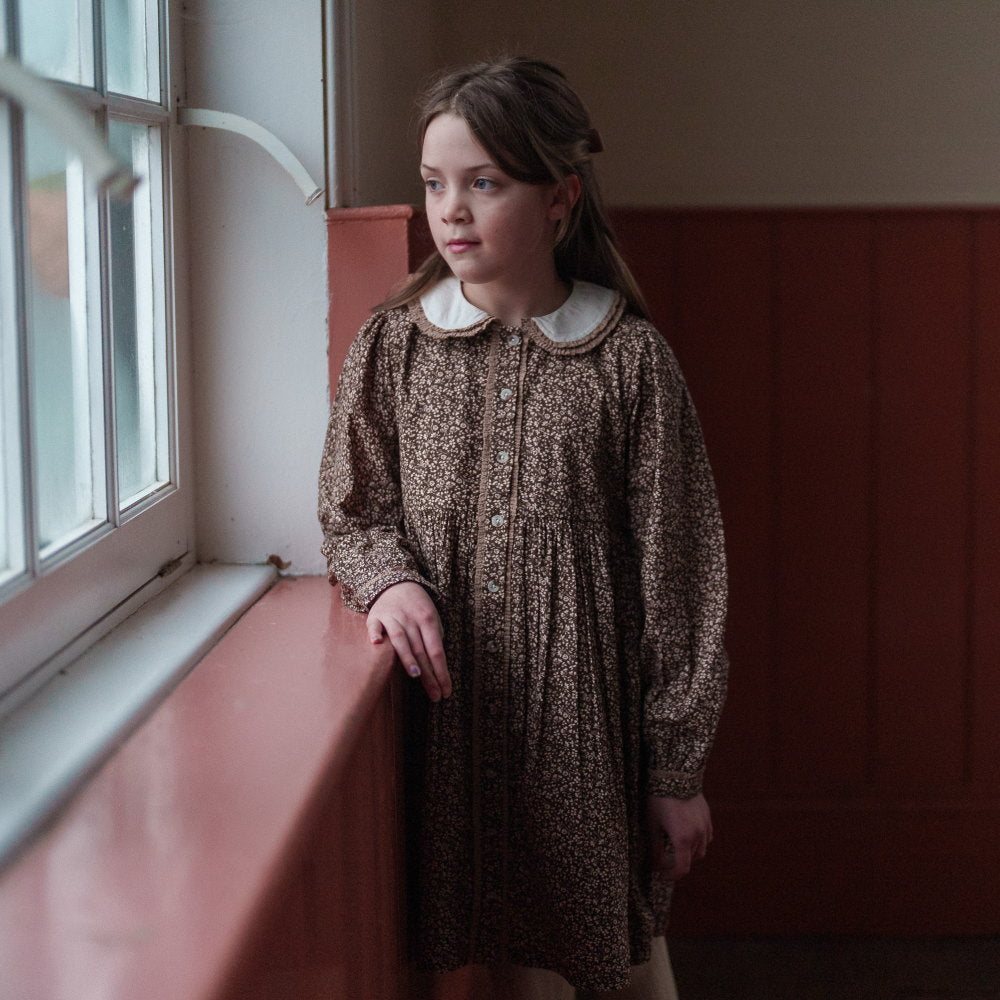 Little Cotton Clothes Agatha Dress Bracken Floral