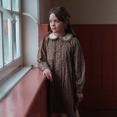 Little Cotton Clothes Agatha Dress Bracken Floral