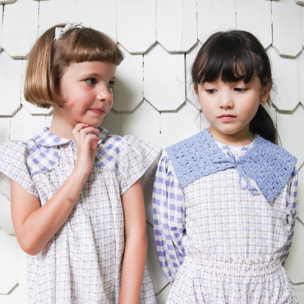 ♡ soor ploom Ismay Dress Checker Ismay Dress, Gingham Print, Azul