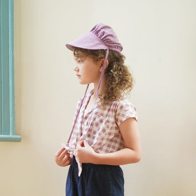 Soor Ploom Loli Blouse - Gingham Print, Zinnia