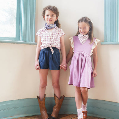 Soor Ploom Loli Blouse - Gingham Print, Zinnia