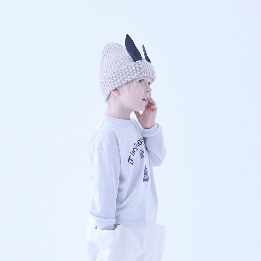 eLfinFolk The Snow White L/S Tee ash white