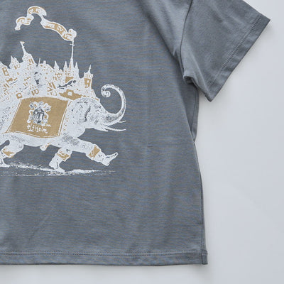 eLfinFolk Elephant Town Tee frost gray