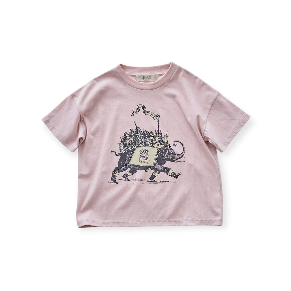 eLfinFolk Elephant Town Tee winter rose