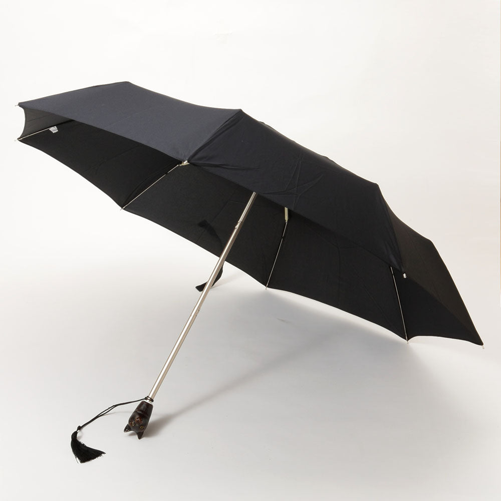 guy de jean Sun and Rain folding umbrella cat noir