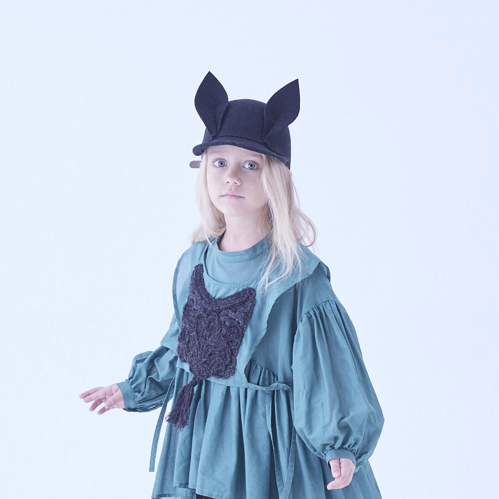 eLfinFolk Bunny Wool Cap black
