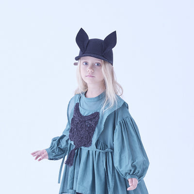 eLfinFolk Bunny Wool Cap black