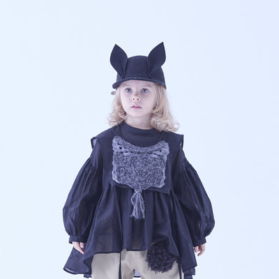 eLfinFolk Bunny Wool Cap black