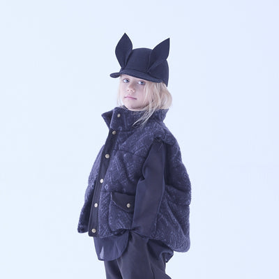 eLfinFolk Bunny Wool Cap black