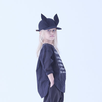 eLfinFolk Bunny Wool Cap black