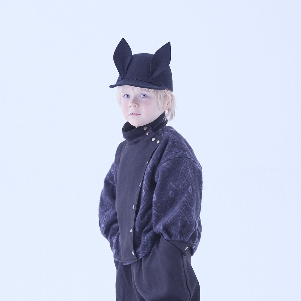 eLfinFolk Bunny Wool Cap black