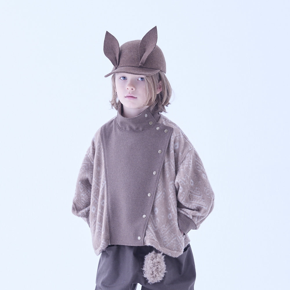 eLfinFolk Bunny Wool Cap brown