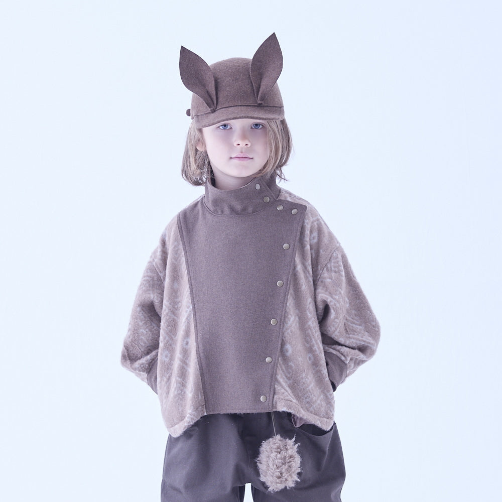 eLfinFolk Bunny Wool Cap brown