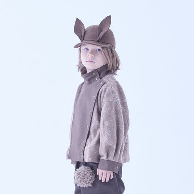 eLfinFolk Bunny Wool Cap brown