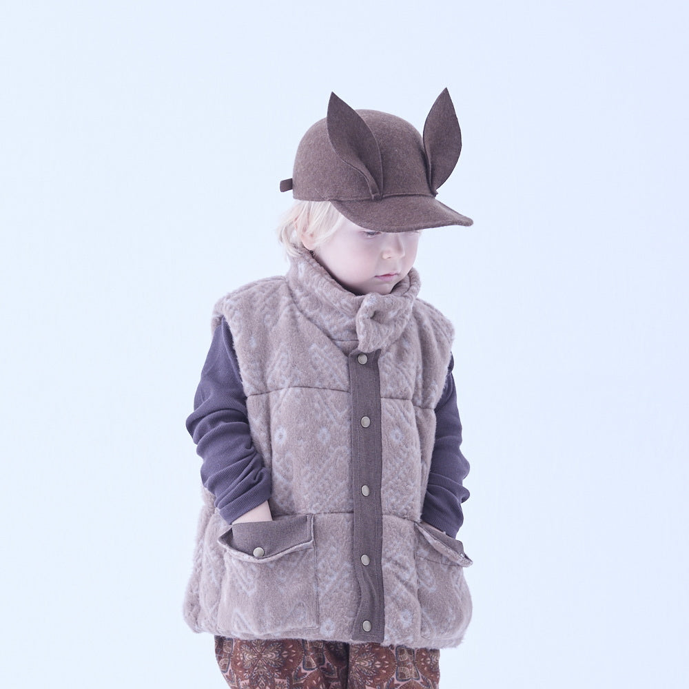 eLfinFolk Bunny Wool Cap brown