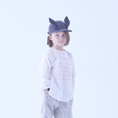 eLfinFolk Bunny Wool Cap gray