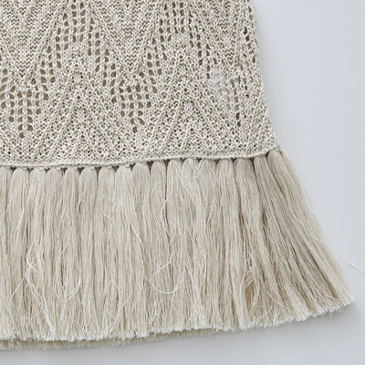 eLfinFolk Lacework Knit Tops ivory