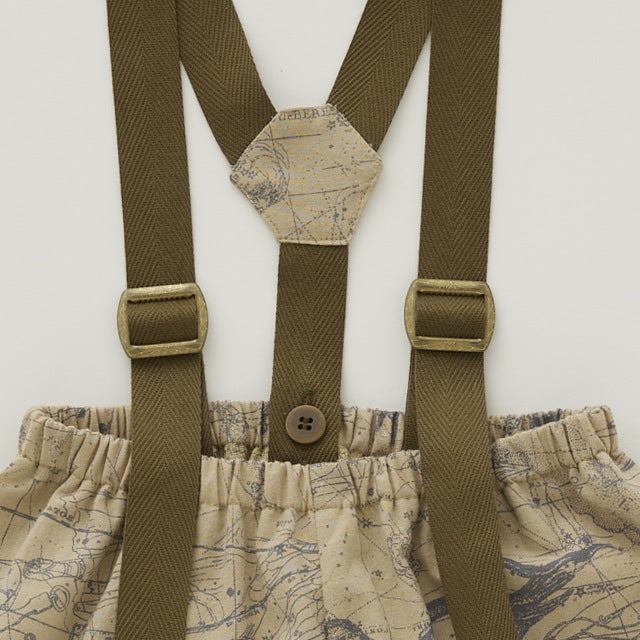 eLfinFolk Noctua Suspenders bloomers beige