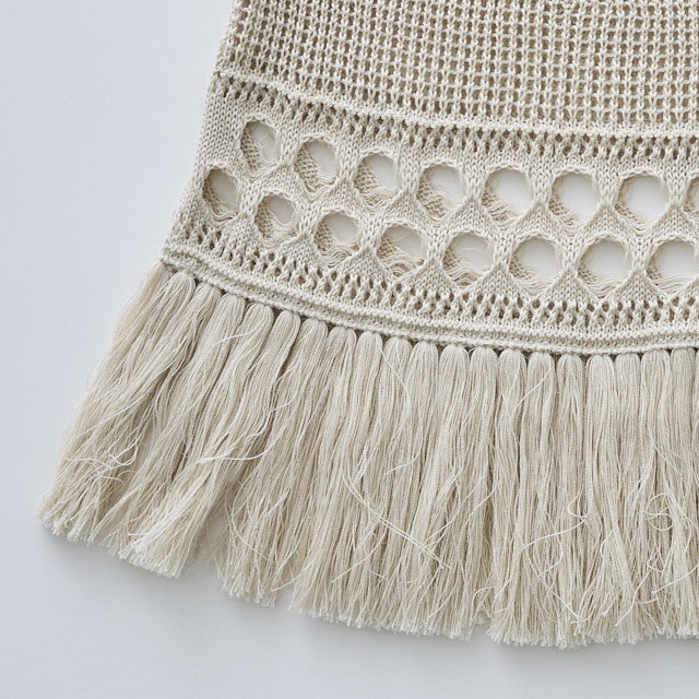 eLfinFolk Lacework Knit Skirt ivory