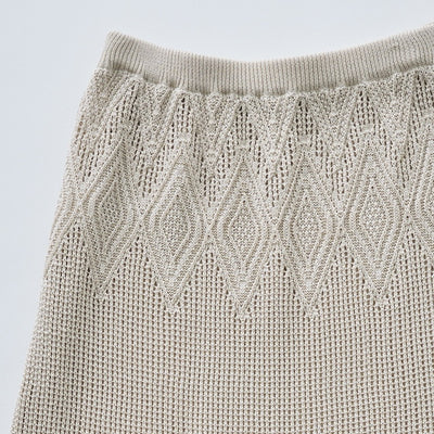 eLfinFolk Lacework Knit Skirt ivory Womens