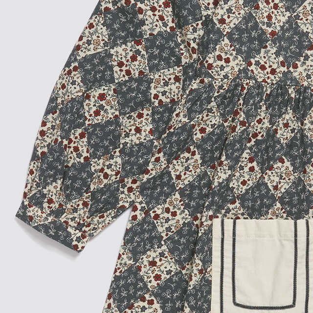 Little Cotton Clothes Eva Sailor Dress Harlequin Floral