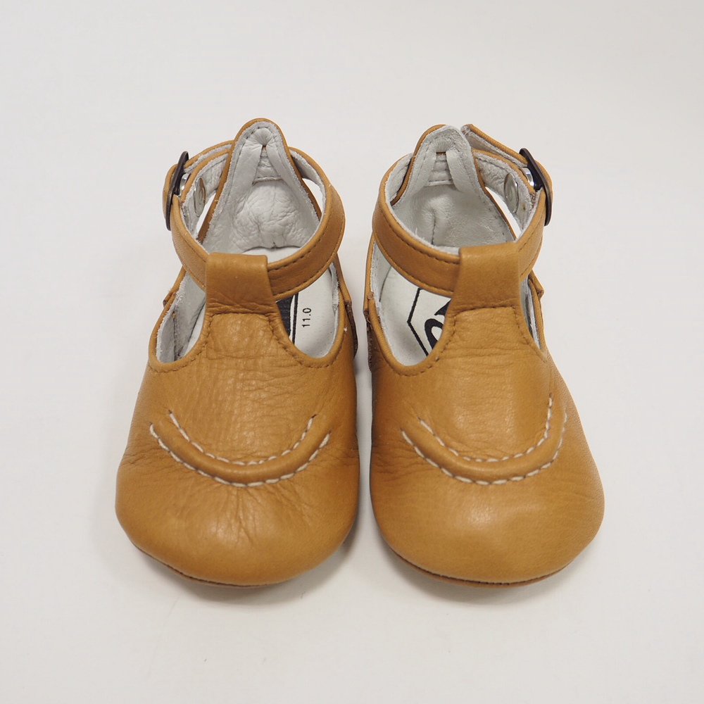 PEEP ZOOM 1st T-Strap CAMEL – cuccu