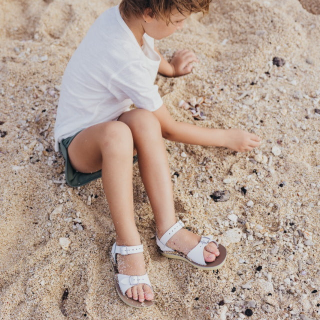 Salt Water Sandals - SunSan Surfer White