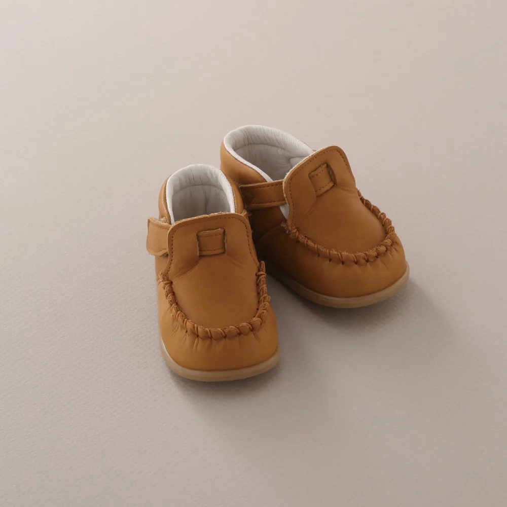 PEEP ZOOM Baby Moccasin CAMEL
