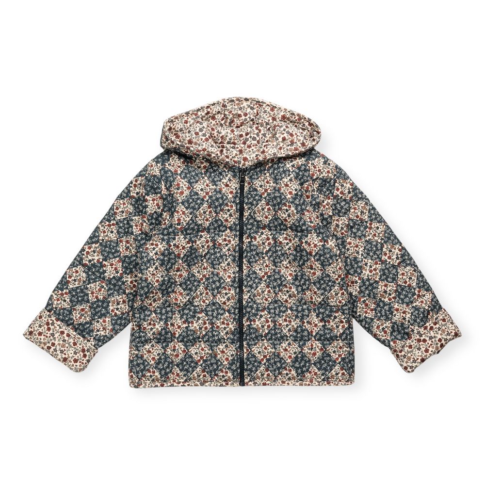 Little Cotton Clothes Jojo Reversible Jacket Harelquin Floral