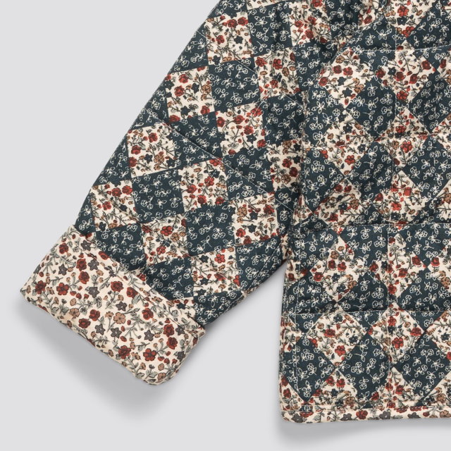 Little Cotton Clothes Jojo Reversible Jacket Harelquin Floral