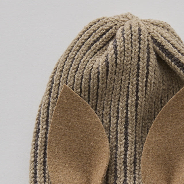 [Pre-order (Sep. Delivery)]eLfinFolk Beast beanie2 beige by CA4LA