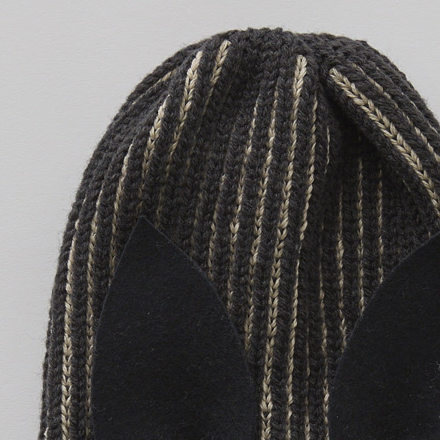 [Pre-order (Sep. Delivery)]eLfinFolk Beast beanie2 black by CA4LA