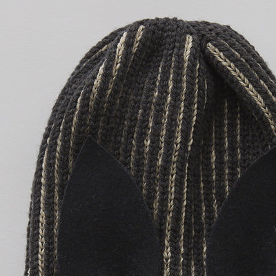 [Pre-order (Sep. Delivery)]eLfinFolk Beast beanie2 black by CA4LA
